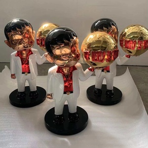 Chen Creative personnalisable Commercial intérieur ornements décoratifs pour monopole FRP dessin animé personnage Sculpture résine artisanat - Product Image 2
