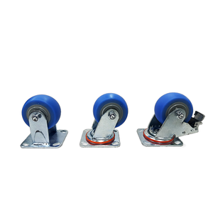 <span class=keywords><strong>4</strong></span> <span class=keywords><strong>Inch</strong></span> Rodízio Giratório Industrial com Bloqueio Roda Giratória 100 milímetros Roda TPR Rodízio Giratório - Product Image 5