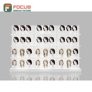 High End Hair Extension Display Counter Glass Top Drawer Shelf Human Hair Display Counter Cabinet - Product Image 2