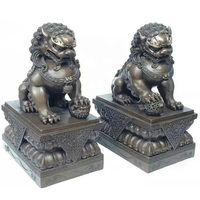Grande sculpture extérieure en bronze Dragon animal licorne chinoise Statue de Kylin en bronze à vendre