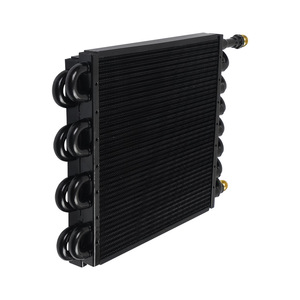 <b>Air</b> <b>Conditioning</b> <b>Pipe</b> Type Condenser Double Layer Oil Cooler Radiator 35.7cm x 25.5cm Aluminum For Retrofit Upgrade - Product Image 2