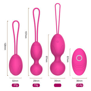 Y.Love Kegel Oefengewichten Set Siliconen <span class=keywords><strong>Vagina</strong></span> Ben Wa Ballen Voor Vrouwen Seksspeeltjes - Product Image 2