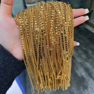 Chaîne de bijoux JXX en gros, styles variés, design en or 24 carats, peut être assortie à un collier avec pendentif - Product Image 2