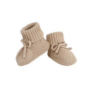 100% coton chaussons personnalisable à la main tricot premiers marcheurs pour nouveau-nés automne hiver lit chaussures Offre Spéciale bébé chaussures - Product Image 3