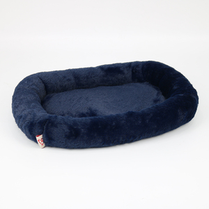 Tas kacang bulu palsu ramah lingkungan persegi panjang padat spons ketahanan tinggi mesin dicuci besar ukuran manusia tempat tidur anjing - Product Image 4