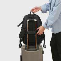 Sac à dos de voyage multifonctionnel personnalisé pour ordinateur portable avec chargement USB, sac de transport professionnel en tissu Oxford 45L, étanche, unisexe, pour les voyages aériens
