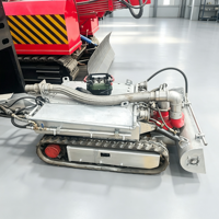 Robot de dragage anti-corrosion sur chenilles en acier inoxydable pour l'élimination des déchets aquacoles