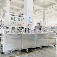 Machine de remplissage de gobelets automatique pneumatique de haute précision 25ml 70ml - pour l'industrie de la gelée/gel glacé, usage professionnel