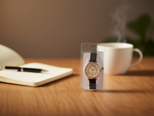 Reloj IGIRL-TIMES para mujer, correa de cuero analógica de cuarzo redonda de 30 mm, diseño elegante con indicador de fecha para mujer - Product Image 2