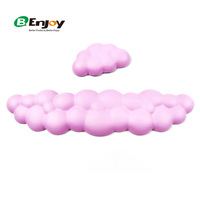 Clavier de nuage de surface en cuir souple avec repose-poignet en mousse à mémoire de forme tapis de souris étanche ensemble de jeu PC disponibilité en stock