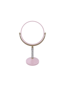 <b>Mirror</b> Double-Sided Round <b>Plastic</b> Tabletop Vanity <b>Mirror</b> Home Use Modern Design - Product Image 1