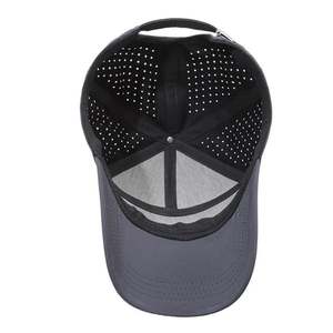 Gorra de Béisbol de Secado Rápido, 100% Poliéster, 6 Paneles, Unisex, Estilo Deportivo, Diseño Perforado, Suave, Transpirable, Protección Solar para Primavera - Product Image 3