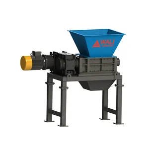 Double Single Axis Tearing Machine/waste Ldpe Film Shredder/pp Woven Bags Shredder