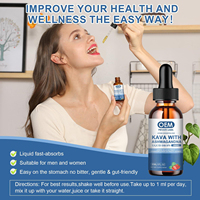Extrait Liquide de Racine de Kava Kava Marque Blanche 30% 70% Gouttes Liquides de Kava pour Favoriser le Sommeil, la Calme et le Soulagement du Stress