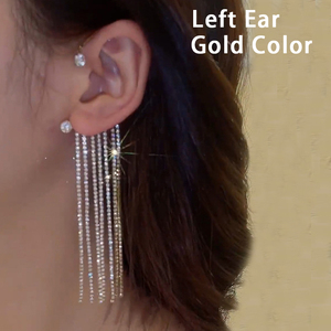 Pendientes <span class=keywords><strong>de</strong></span> Cadena Larga con Borlas <span class=keywords><strong>de</strong></span> Cristal y Baño <span class=keywords><strong>de</strong></span> Oro, Modernos y a la Moda, para Mujer, Joyería para la Oreja, Regalo - Product Image 4