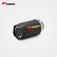 Prix de gros usine Forsound - Système d'échappement complet en fibre de carbone Intact-GPs Shorty Muffler pour Yamaha MT07 2014-2026