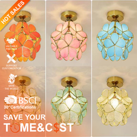 Plafonnier LED pour le salon, lumière douce, ne brille pas, décoration d'intérieur, belle fleur, éclairage de plafond LED moderne