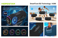 Enceinte sans fil étanche HOPESTAR A300, haute puissance, basses profondes, subwoofer RGB, enceinte portable d'extérieur