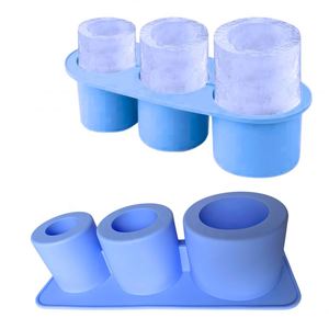 Moules à glaçons réutilisables en silicone pour gobelets, avec couvercle, sans BPA, empilables, gain de place, pour whisky - Product Image 4