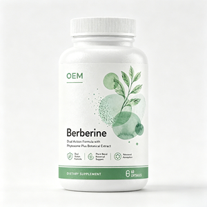 Cápsulas de Berberina Fitosomada OEM ODM, Certificadas GMP y Halal, 1000mg, 60 Unidades, Suplemento Dietético - Product Image 1