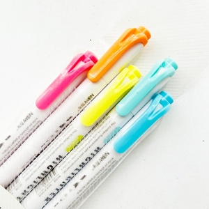 Papelería Escolar, Acuarelas de Doble Punta, 5 Colores, Marcadores de Arte de Punta Fina, Juego de Pinturas, Caligrafía, Rotulador de Pincel No Tóxico para Niños - Product Image 2