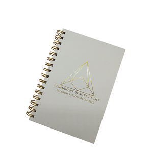 Stationery Gold Foil Logo Personalized Hardcover PP <b>Spiral</b> Binding A5 Organizer Planner <b>Notebook</b> - Product Image 1