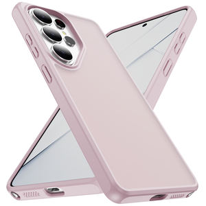 Coque de téléphone antichoc semi-transparente givrée avec protection d'<span class=keywords><strong>écran</strong></span> de caméra surélevée, bords souples pour Samsung Galaxy S26 Ultra - Product Image 1