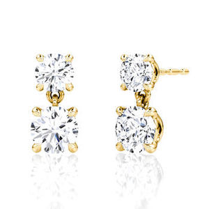 New Best <b>Top</b> Selling Women's Luxury Natural Diamond <b>Earrings</b> Gold Plated Customizable High Grade Bulk Engagement Gift Wedding - Product Image 1