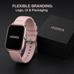 Montre connectée intelligente Lady Pink P9 avec bracelet tactile complet, écran TFT, fonction de réponse aux appels, couleur alliage OEM - Product Image 3