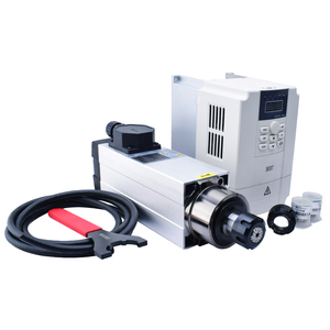 Kit Moteur de Broche Carré Refroidi par Air HQD 3.5kw 220V avec Meilleur Variateur de Fréquence (VFD) ER25 pour Machine de Fraisage CNC et Perçage - Product Image 4
