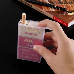 Étui à cigarettes en plastique transparent, 20 cigarettes, résistant à l'humidité, forme rectangulaire, pour paquets souples et durs - Product Image 2