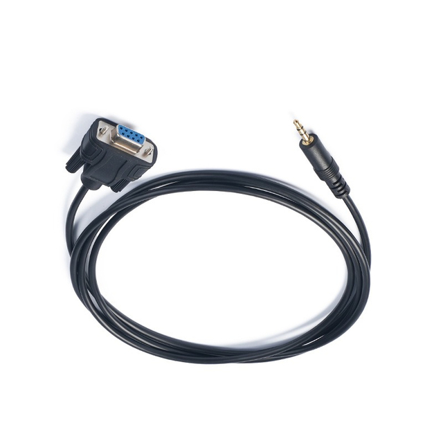 1.8m 9 Pin DB9 RS232 Female to DC3.5mm Stereo Male Plug Serial Conversion Cable Cord