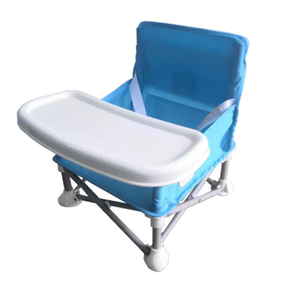 Anpassbarer Klappbarer Kleinkind-Campingstuhl mit Esstisch Babyhochstuhl für den Heimgebrauch - Product Image 1
