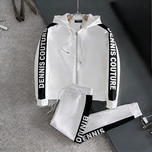 Conjunto Deportivo Informal de Pantalones Deportivos y Sudadera con Capucha, Sudaderas de Dos Piezas para Hombre, Sudaderas con Capucha y Suéteres para Hombre - Product Image 2