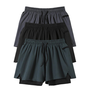 Pantalones Cortos Deportivos para Hombre, para Maratón, con Impresión por Transferencia de Calor, Secado Rápido, para Gimnasio, con Forro y Bolsillos con Cremallera - Product Image 2