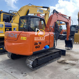 Excavatrice sur chenilles Hitachi ZX60 d'occasion à vendre, haute efficacité opérationnelle (moteur, pompe, moteur électrique), garantie 1 an, équipement de construction - Product Image 4