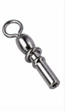 Connecteur de pêche <span class=keywords><strong>triple</strong></span> MF <span class=keywords><strong>avec</strong></span> clip, émerillons à sertir à double roulement en T pour ligne croisée, 3 voies - Product Image 5