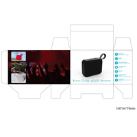 Mini haut-parleur Bluetooth sans fil portable, étanche, en tissu, pour l'extérieur, boîte audio stéréo, lecteur de son avec basses profondes, pour les voyages et le camping