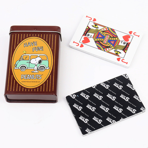<span class=keywords><strong>32</strong></span> PCS Arabie Saoudite Baloot Logo Personnalisé Étanche Anti-Pause 100% PVC <span class=keywords><strong>Cartes</strong></span> De Poker Avec Boîte En Fer Blanc Personnalisée - Product Image 3