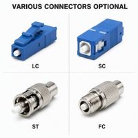 Cordon de brassage fibre optique monomode LC Duplex OM3 de haute qualité 9/125µm avec gaine PVC 850m pour usage intérieur dans les centres de données et les écoles