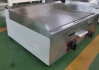 Gewerbliche Restaurantküche Gas-Griddleplatte Gas-Grill Kochausrüstung (2/3 Glatt & 1/3 Gerillt)