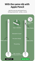 Premium Sertifikalı Kaliteli OEM Aktif Stylus Kalem Fabrikası Manyetik Çekimli Avuç İçi Reddi Özellikli Eğim Açısı Algılayan iPad için Dokunmatik Kalem