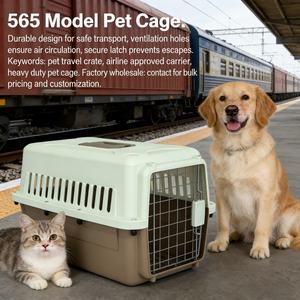 <span class=keywords><strong>Caisse</strong></span> <span class=keywords><strong>de</strong></span> <span class=keywords><strong>transport</strong></span> pour animaux <span class=keywords><strong>de</strong></span> compagnie en PP durable, conforme aux normes aériennes, avec ventilation sur 4 côtés, vente en gros - Product Image 6