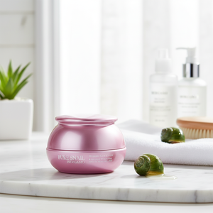 Suero Esencia Antienvejecimiento Bergamo K-Beauty Corea 50g, Cuidado Antiarrugas con Baba de Caracol Pura, Hidratación Natural, Aloe Vera como Ingrediente Principal, Blanqueador - Product Image 3
