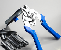 Pince de construction de cage robuste galvanisée avec poignée ergonomique, outil de fixation à clip M pour poulailler, cage à lapins et oiseaux