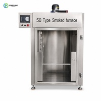 Fumoir Électrique Commercial 1100W Vertical pour Viande, Poisson, Poulet, Dinde, Four à Fumer Alimenté par Énergie Solaire, Machine à Fumer le Tofu