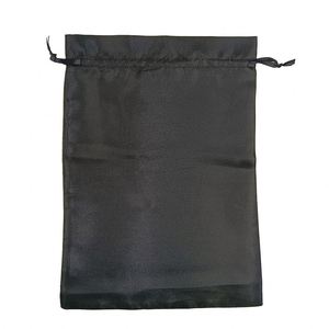 Bolsa de almacenamiento de satén con cordón para pelucas personalizadas, ropa interior y zapatos, bolsas antipolvo, bolsa de regalo con cordón y cinta para embalaje - Product Image 4