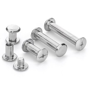 304 Edelstahl Kinder-und Mutter kreuz kopfs ch raube mit Niet abutment Metrisches System Chicago Schrauben - Product Image 1