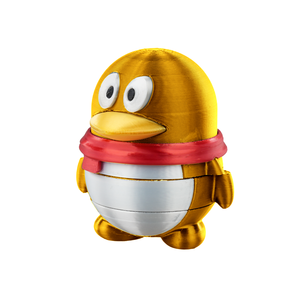 Broyeur à herbes portable en plastique et aluminium à 3 couches en forme de pingouin 3D, kit d'accessoires pour broyage manuel - Product Image 6