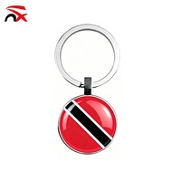 2026 Kit d'accessoires de fête Drapeau de Trinité-et-Tobago : Klaxons, Broches, Porte-clés, Sac de célébration, Foulard, Lanière, Boucle d'oreille, Bracelet